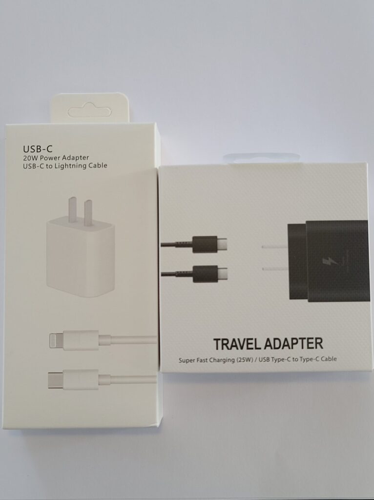 Bloc & câble chargeur pour téléphone